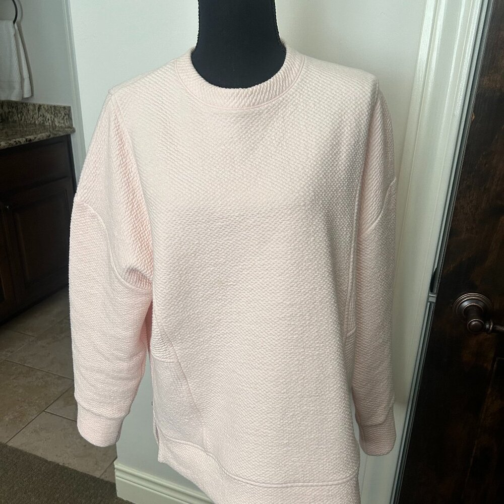 Calla - soft pick waffle fabric sports top - medium. loose fitting